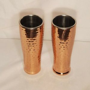 Hammered Copper Stainless Steel Insulated Tumbler